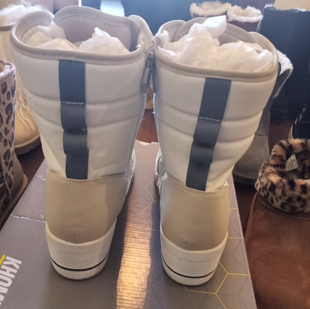 White Combat Boot - Picture 2 of 5